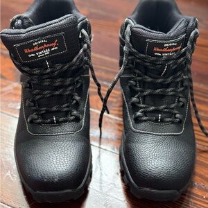 Used only use once. Almost new. weatherproof boots for your teenager